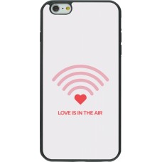 Coque iPhone 6 Plus / 6s Plus - Silicone rigide noir Saint Valentines Day 26 Love is in the air