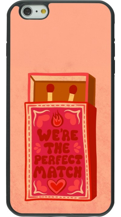 Coque iPhone 6 Plus / 6s Plus - Silicone rigide noir Saint Valentines Day 26 Perfect Match