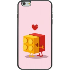 Coque iPhone 6 Plus / 6s Plus - Silicone rigide noir Saint Valentines Day 26 Puzzle