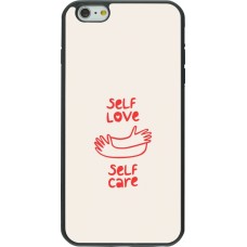 Coque iPhone 6 Plus / 6s Plus - Silicone rigide noir Saint Valentines Day 26 Self love self care