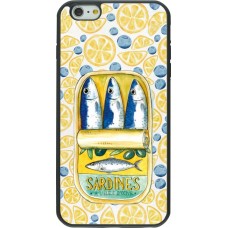 iPhone 6 Plus / 6s Plus Case Hülle - Silikon schwarz Sardines in oil 2026