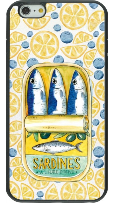 iPhone 6 Plus / 6s Plus Case Hülle - Silikon schwarz Sardines in oil 2026