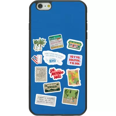 iPhone 6 Plus / 6s Plus Case Hülle - Silikon schwarz Seals of the Dominican Republic DTMF