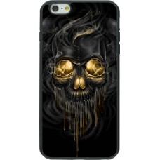 Coque iPhone 6 Plus / 6s Plus - Silicone rigide noir Skull 02