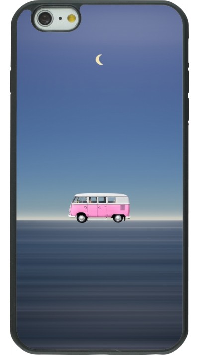 Coque iPhone 6 Plus / 6s Plus - Silicone rigide noir Spring 23 pink bus