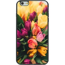 Coque iPhone 6 Plus / 6s Plus - Silicone rigide noir Bouquet of tulips Spring 2026