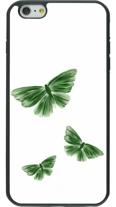 Coque iPhone 6 Plus / 6s Plus - Silicone rigide noir Butterflies Spring 2026