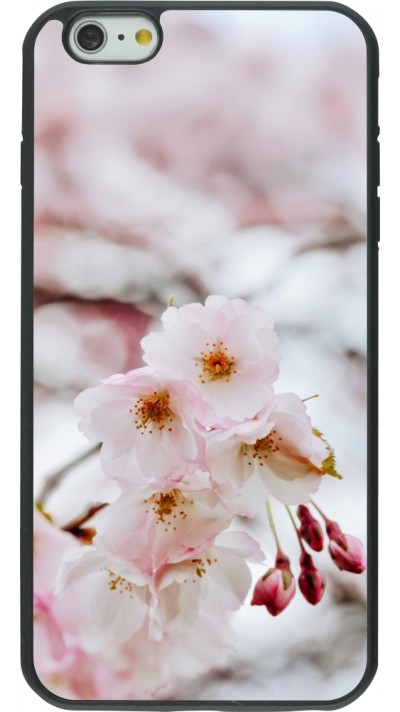 Coque iPhone 6 Plus / 6s Plus - Silicone rigide noir Cherry tree Spring 2026