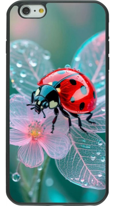 Coque iPhone 6 Plus / 6s Plus - Silicone rigide noir Ladybird in bloom Spring 2026