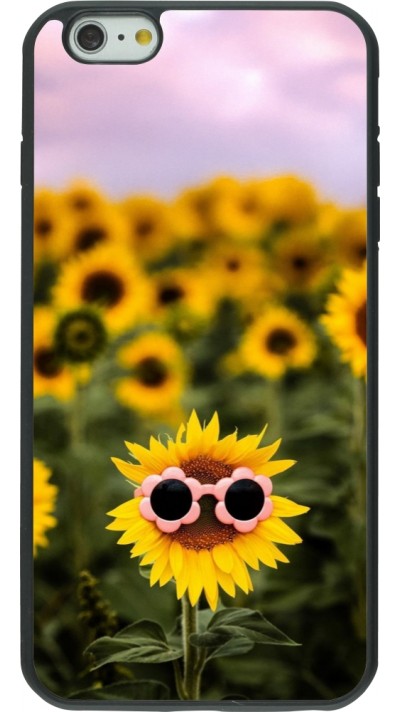 Coque iPhone 6 Plus / 6s Plus - Silicone rigide noir Sunflower with glasses Spring 2026