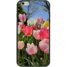 Coque iPhone 6 Plus / 6s Plus - Silicone rigide noir Tulips Spring 2026