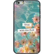 Coque iPhone 6 Plus / 6s Plus - Silicone rigide noir Summer 2025 Grow with the flow
