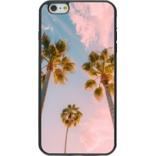 Coque iPhone 6 Plus / 6s Plus - Silicone rigide noir Summer 2025 Palmiers