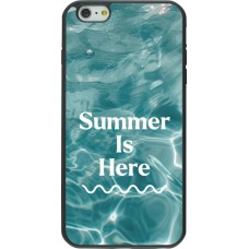 Coque iPhone 6 Plus / 6s Plus - Silicone rigide noir Summer 2025 Summer is here