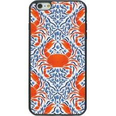 iPhone 6 Plus / 6s Plus Case Hülle - Silikon schwarz Crabs and pearls Summer 2026