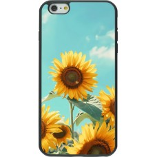 iPhone 6 Plus / 6s Plus Case Hülle - Silikon schwarz Sunflowers Summer 2026