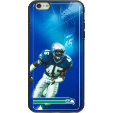 Coque iPhone 6 Plus / 6s Plus - Silicone rigide noir Super Bowl 26 Seattle 1