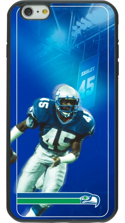 Coque iPhone 6 Plus / 6s Plus - Silicone rigide noir Super Bowl 26 Seattle 1