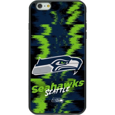 iPhone 6 Plus / 6s Plus Case Hülle - Silikon schwarz Super Bowl 26 Seattle 2