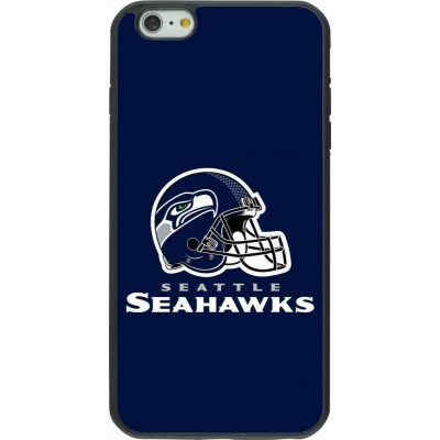 iPhone 6 Plus / 6s Plus Case Hülle - Silikon schwarz Super Bowl 26 Seattle 3