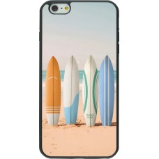 Coque iPhone 6 Plus / 6s Plus - Silicone rigide noir Summer surfboard 2025