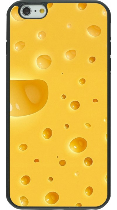 Coque iPhone 6 Plus / 6s Plus - Silicone rigide noir Fête Nationale Suisse Cheese