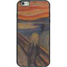 Coque iPhone 6 Plus / 6s Plus - Silicone rigide noir Tableau art - Le Cri - Edvard Munch