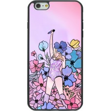 Coque iPhone 6 Plus / 6s Plus - Silicone rigide noir Taylor Swift Sketch - Pink