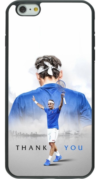 Coque iPhone 6 Plus / 6s Plus - Silicone rigide noir Thank you Roger