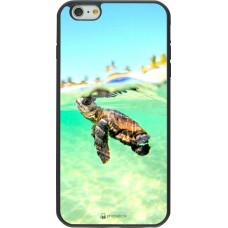 Coque iPhone 6 Plus / 6s Plus - Silicone rigide noir Turtle Underwater