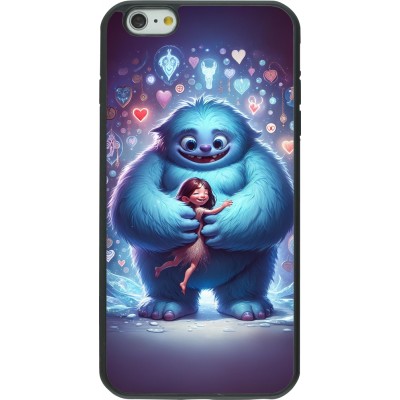 Coque iPhone 6 Plus / 6s Plus - Silicone rigide noir Valentine 2024 Fluffy Love