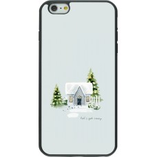 Coque iPhone 6 Plus / 6s Plus - Silicone rigide noir Winter 25 Cosy House