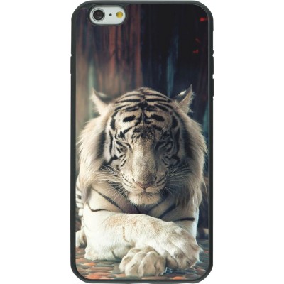 Hülle iPhone 6 Plus / 6s Plus - Silikon schwarz Zen Tiger