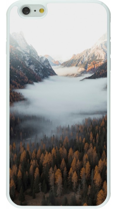 Coque iPhone 6 Plus / 6s Plus - Silicone rigide blanc Autumn 22 forest lanscape