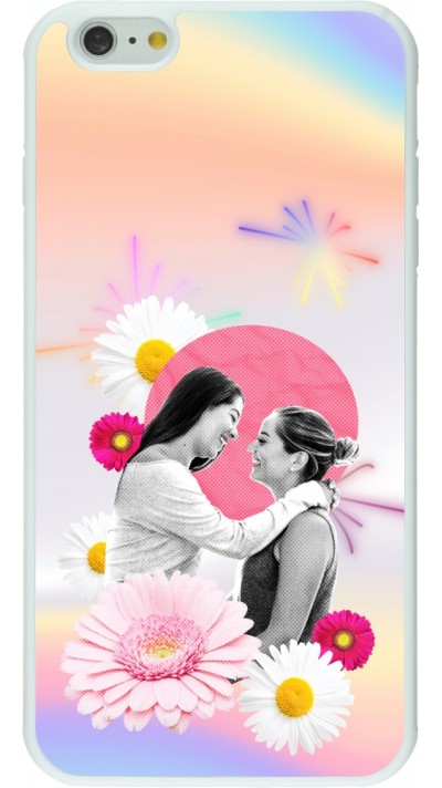 Coque iPhone 6 Plus / 6s Plus - Silicone rigide blanc Valentine 2023 womens love