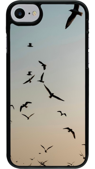 Coque iPhone 7 / 8 / SE (2020, 2022) - Autumn 22 flying birds shadow