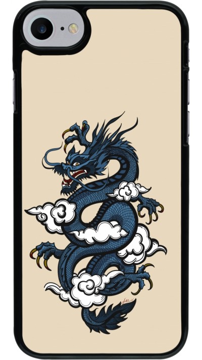 iPhone 7 / 8 / SE (2020, 2022) Case Hülle - Blue Dragon Tattoo