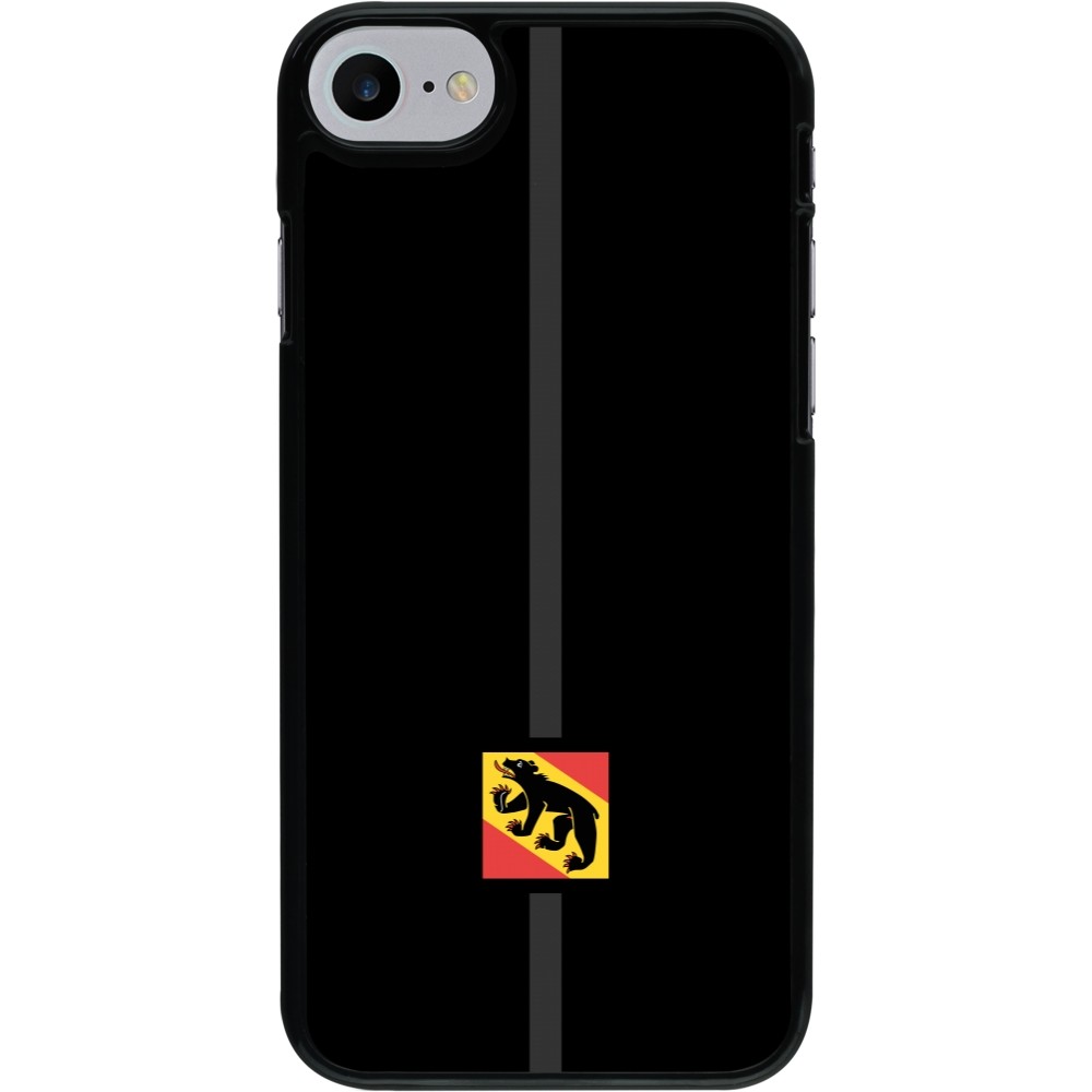 iPhone 7 / 8 / SE (2020, 2022) Case Hülle - Kanton BE schwarz