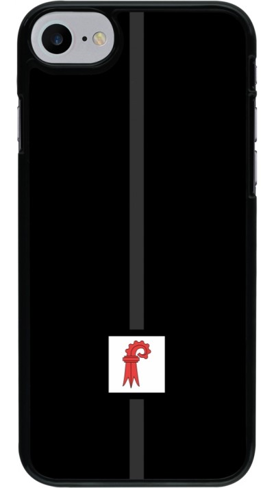 iPhone 7 / 8 / SE (2020, 2022) Case Hülle - Kanton BL schwarz
