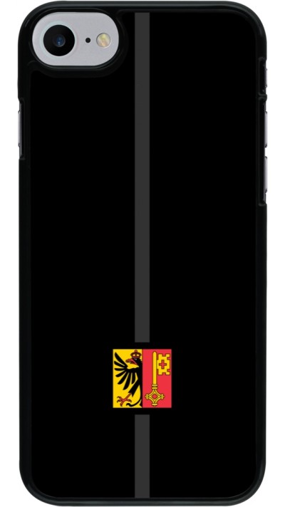 iPhone 7 / 8 / SE (2020, 2022) Case Hülle - Kanton GE schwarz