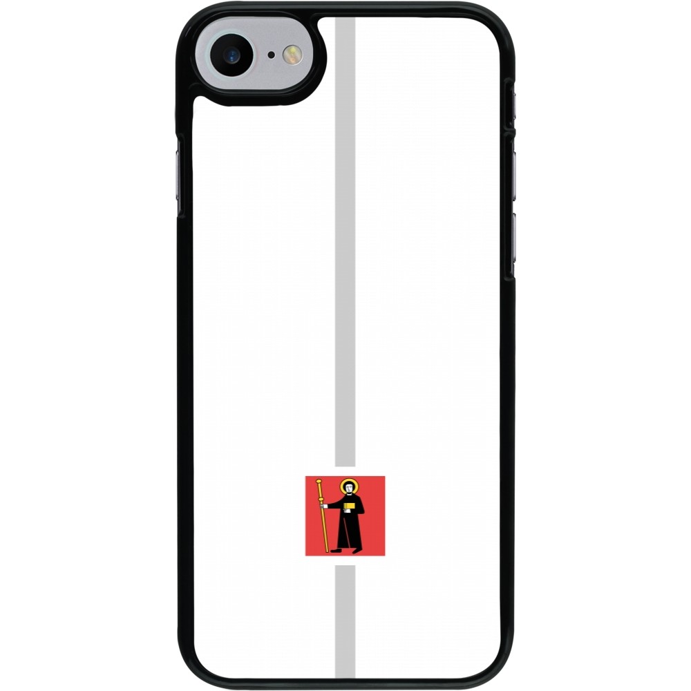 iPhone 7 / 8 / SE (2020, 2022) Case Hülle - Kanton GL weiss