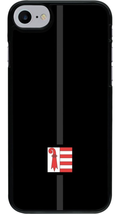 iPhone 7 / 8 / SE (2020, 2022) Case Hülle - Kanton JU schwarz