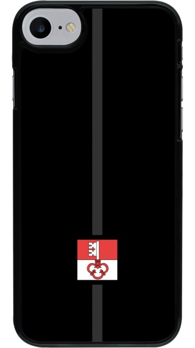 iPhone 7 / 8 / SE (2020, 2022) Case Hülle - Kanton OW schwarz