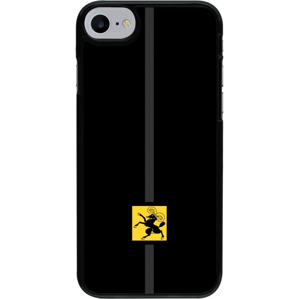 iPhone 7 / 8 / SE (2020, 2022) Case Hülle - Kanton SH schwarz