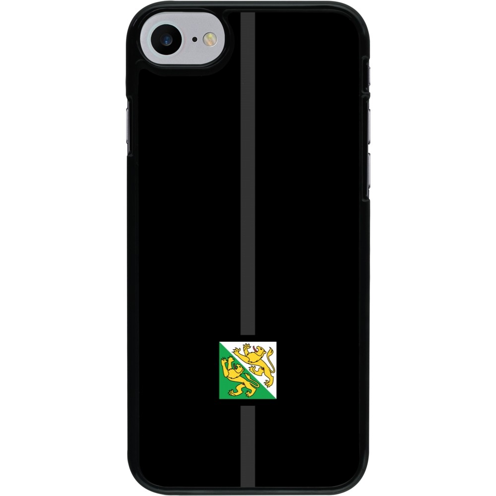 iPhone 7 / 8 / SE (2020, 2022) Case Hülle - Kanton TG schwarz