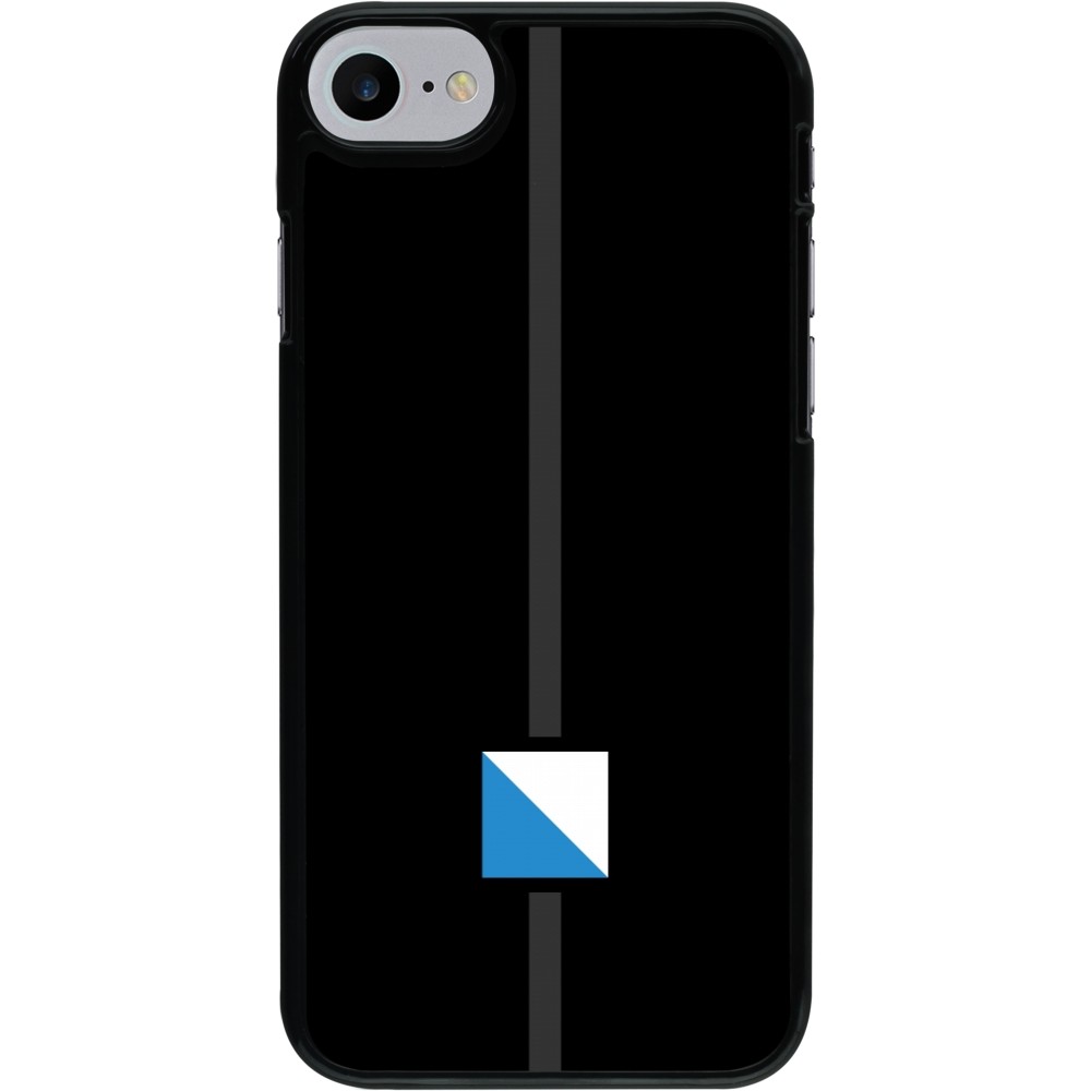 iPhone 7 / 8 / SE (2020, 2022) Case Hülle - Kanton ZH schwarz