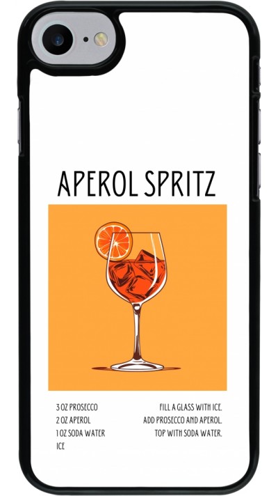 iPhone 7 / 8 / SE (2020, 2022) Case Hülle - Cocktail Rezept Aperol Spritz