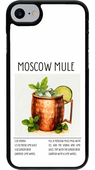 iPhone 7 / 8 / SE (2020, 2022) Case Hülle - Cocktail Rezept Moscow Mule