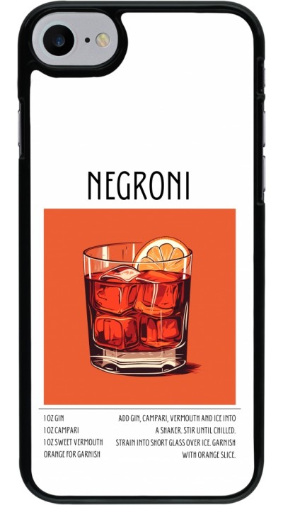 iPhone 7 / 8 / SE (2020, 2022) Case Hülle - Cocktail Rezept Negroni