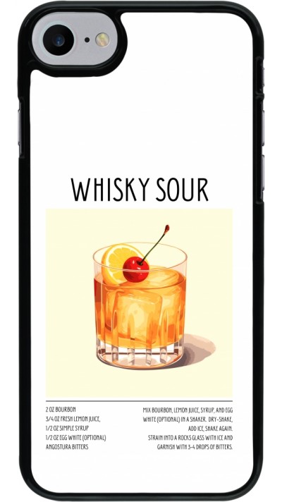 iPhone 7 / 8 / SE (2020, 2022) Case Hülle - Cocktail Rezept Whisky Sour